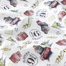 Cretonne Licensed Fabric ‘Harry Potter’ Travelling on the Hogwarts Express | Warner Bros. – white,  thumbnail number 2