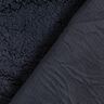 cuddly teddy fur fabric – blue-black,  thumbnail number 4