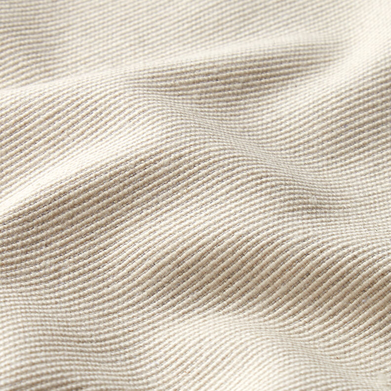 Decor Fabric Half Panama Ribbed Recycelt Cotton – natural,  image number 2