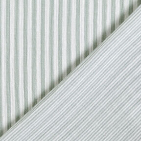 Double Gauze/Muslin Doubleface stripes – reed/white, 