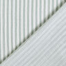 Double Gauze/Muslin Doubleface stripes – reed/white,  thumbnail number 1