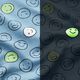 Cotton Jersey Glow-in-the-Dark Smiley – denim blue,  thumbnail number 3