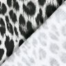 French terry brushed snow-leopard digital print – black/white,  thumbnail number 4