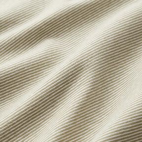 Tubular cuff fabric narrow stripes – light olive/offwhite, 