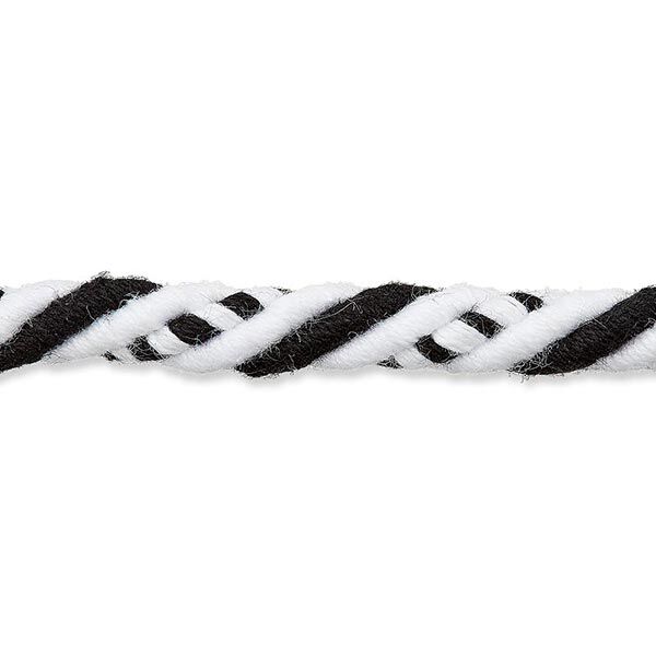 Cord Nautical [8mm] – white/black,  image number 1