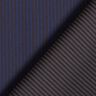 Striped Shirting Fabric – navy blue/brown,  thumbnail number 4