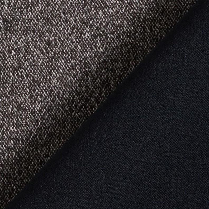 Soft Mottled Upholstery Fabric – dark grey,  image number 4