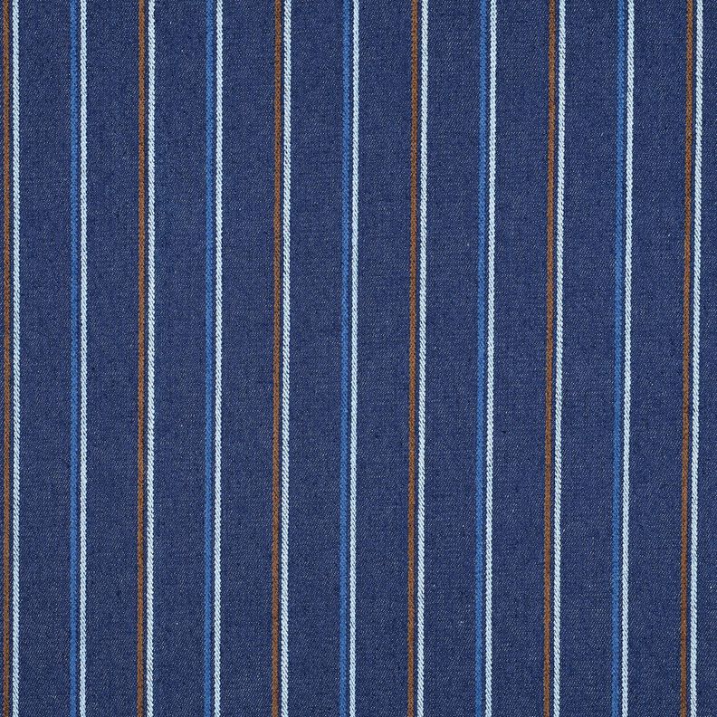 Denim Woven stripes | Poppy Fabrics – indigo,  image number 1