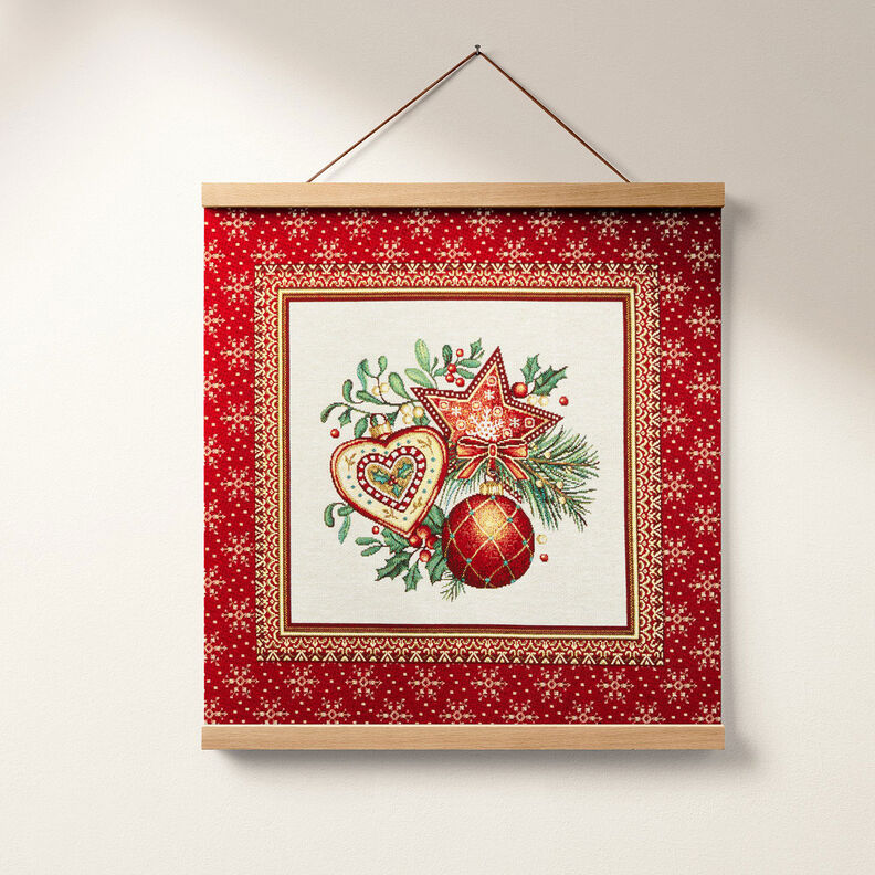 Decorative Panel Tapestry Fabric Christmas Decorations – carmine, image number 6