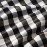 Stretch trouser fabric Vichy check – black/white,  thumbnail number 2