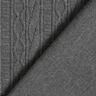 Jacquard Jersey decorated stripes cotton blend – dark grey,  thumbnail number 4