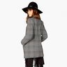 Coat fabric cotton mix Glen check – white/midnight blue,  thumbnail number 8