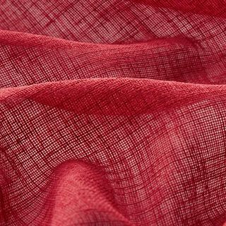 Curtain fabric Voile Ibiza 295 cm – carmine, 