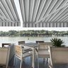 awning fabric Blurred Stripes – light grey/dark grey,  thumbnail number 11