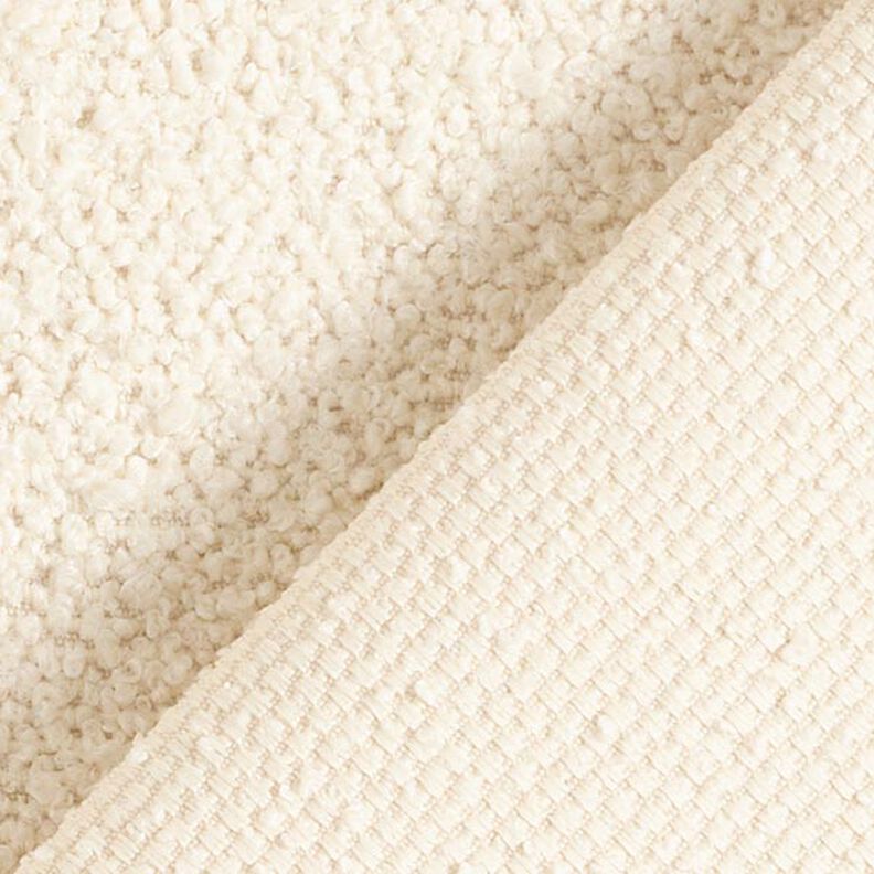 Bouclé Upholstery Fabric – offwhite,  image number 3