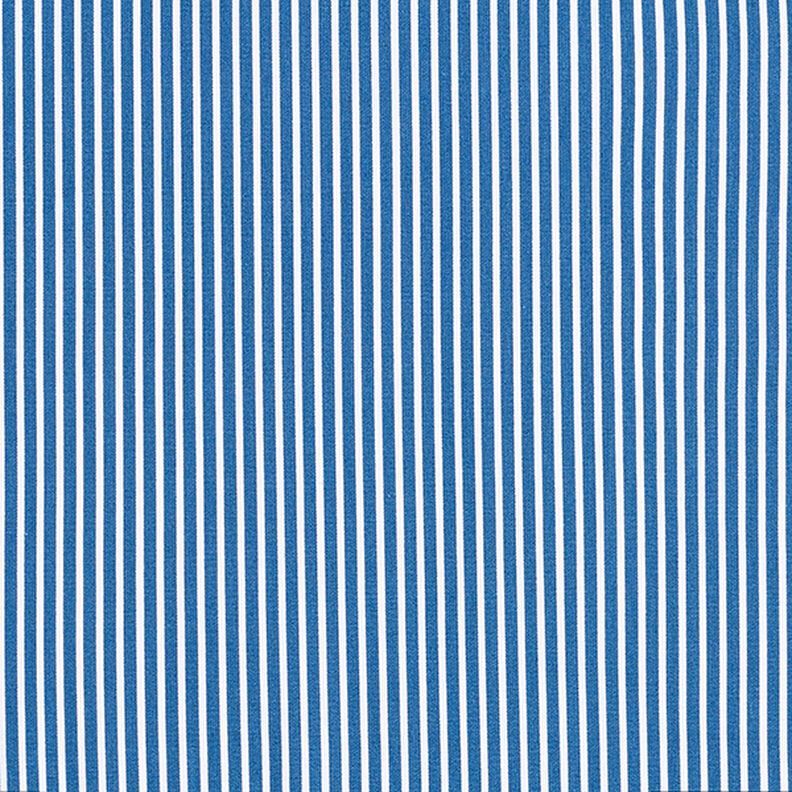 Cotton Poplin Stripes – denim blue/white,  image number 1