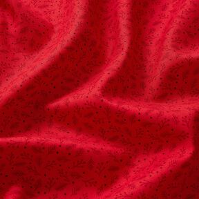Cotton Poplin Festive Branches – dark red, 