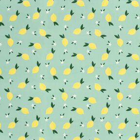 Swimsuit Fabric UPF50 lemons – pale mint/lemon yellow, 