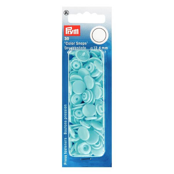 Colour Snaps Press Fasteners 34 – turquoise blue | Prym,  image number 1