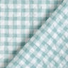 Large gingham check seersucker – white/eucalyptus,  thumbnail number 4