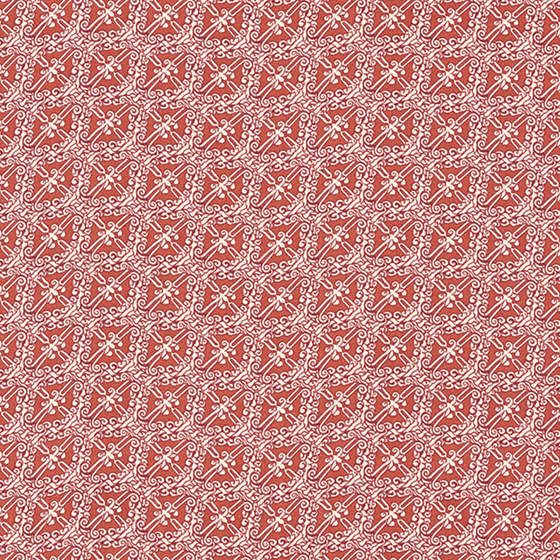 Paisley Diamonds Polyester Satin – copper,  image number 1
