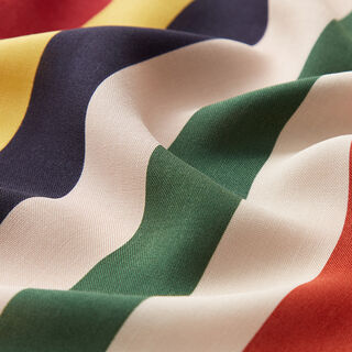 Block Stripes Blouse Fabric, 