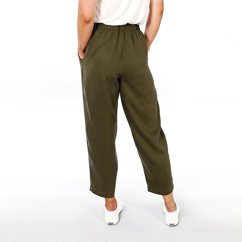 FRAU GUSTA Relaxed Trousers with Pleated Elasticated Waist | Studio Schnittreif | XS-XXL,  image number 9