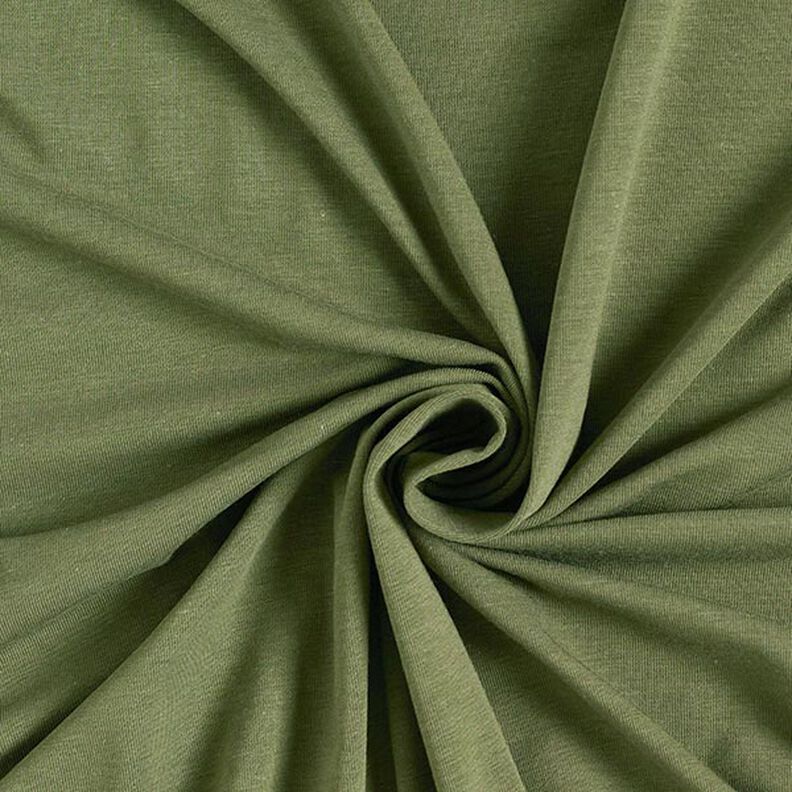 Bamboo Viscose Jersey Plain – olive,  image number 1