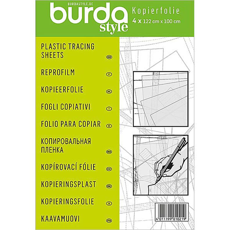 Burda Plastic Tracing Sheets,  image number 1
