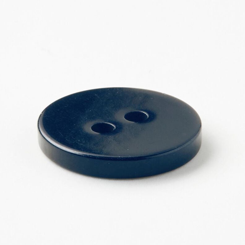 2-hole button shiny [Ø 15 mm] – midnight blue,  image number 3
