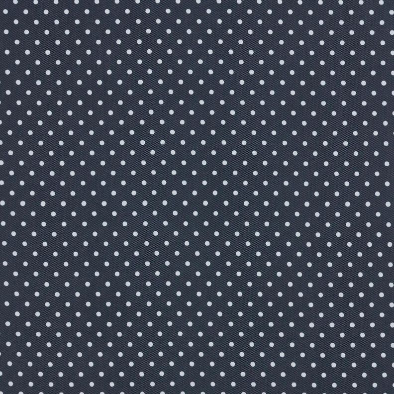 Polka dot lining fabric – navy blue/white,  image number 1