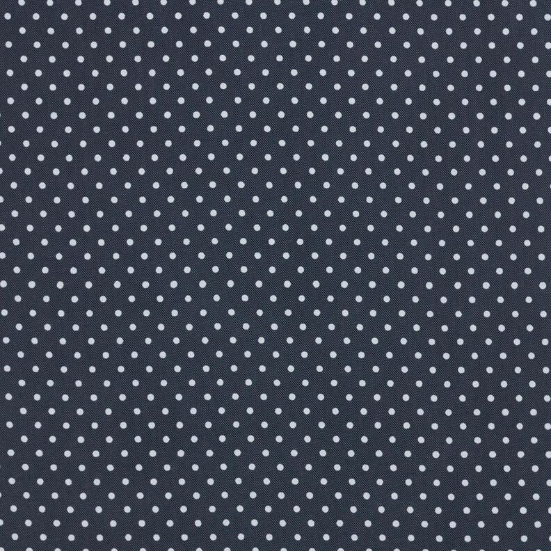 Polka dot lining fabric – navy blue/white,  image number 1