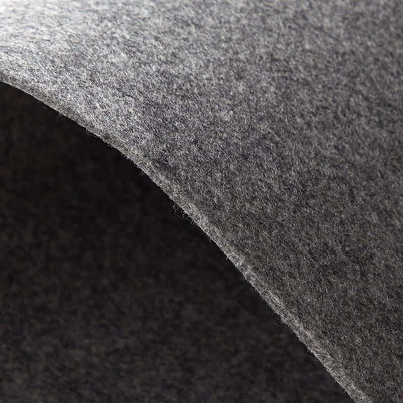 Mottled Felt 45 cm / 4 mm thick – grey,  image number 1