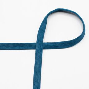 Flat cord Hoodie Cotton [15 mm] – light petrol, 