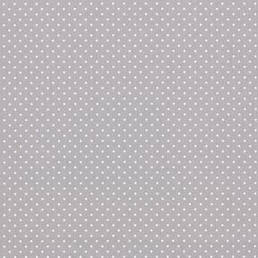 Cotton Poplin Little Dots – grey/white, 