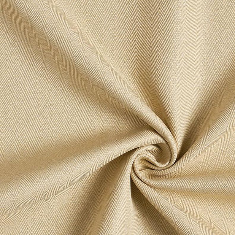 Blackout fabric Herringbone – natural,  image number 3