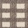 Knitted bouclé check – offwhite/light brown,  thumbnail number 1