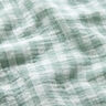 Double Gauze/Muslin Yarn dyed gingham – reed/white,  thumbnail number 3