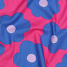 Cotton Poplin Big Flower | Nerida Hansen – intense pink/denim blue,  thumbnail number 2