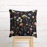 Decor Fabric Tapestry Fabric wildflowers – black/rosé,  thumbnail number 8