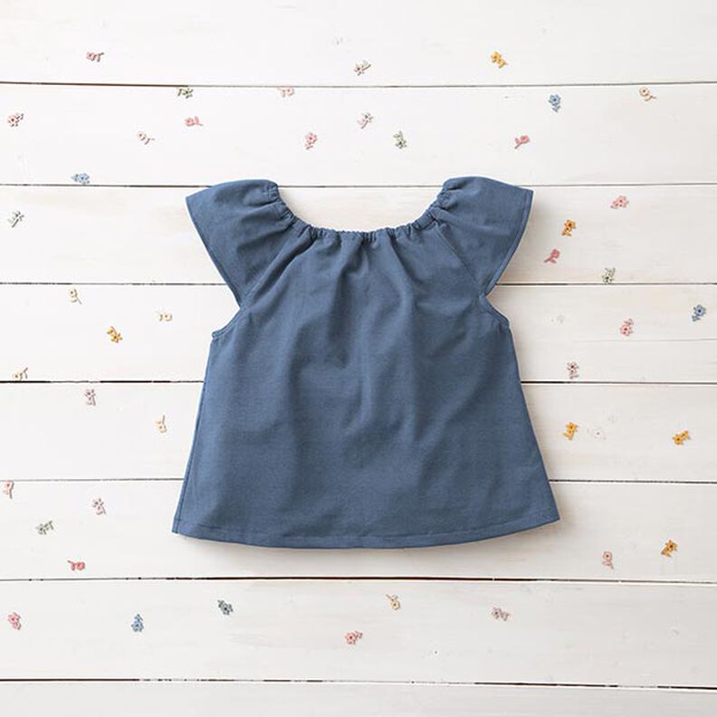 Medium Cotton Jersey Plain – denim blue,  image number 8