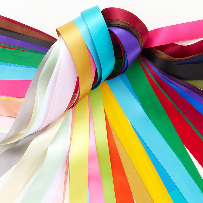 Satin Ribbon [25 mm] – offwhite,  image number 4