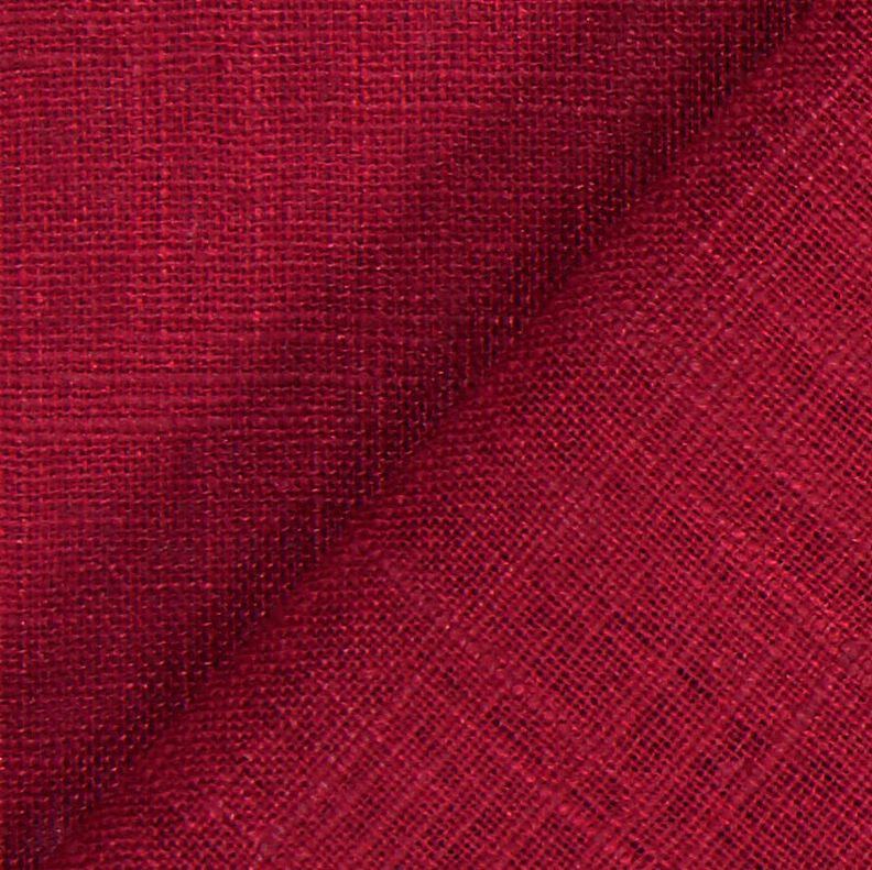 Linen fabric Ramie mix medium – dark red | Remnant 50cm,  image number 4