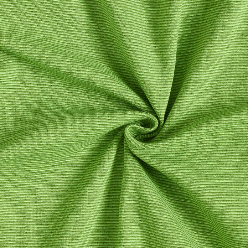 Ribbing Tubular fabric narrow stripes – apple green/pine,  image number 1