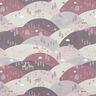 Decor Fabric Half Panama Woodland Animals – light dusky pink/greige,  thumbnail number 1