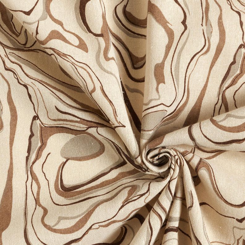 Linen Blend Marble – almond/mocca,  image number 3