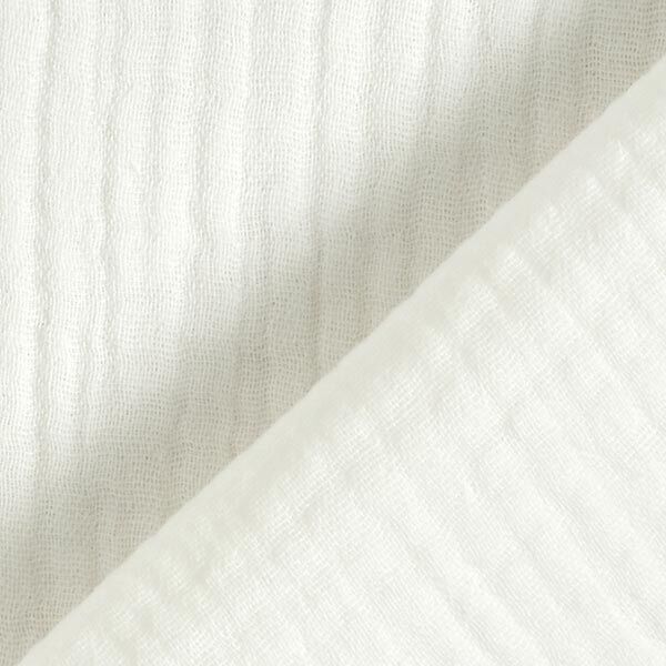 GOTS Triple-Layer Cotton Muslin – offwhite,  image number 5