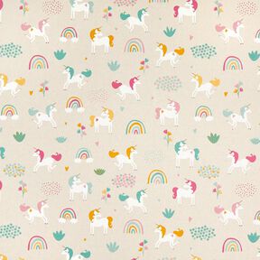 Half Panama Decor Fabric Unicorn Landscape, 