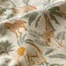 Decor Fabric Half Panama jungle animals – natural/caramel,  thumbnail number 2