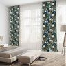 Digital Print Half Panama Decor Fabric Peacock – dark green,  thumbnail number 4